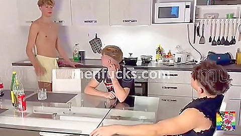 Sexy blonde girl with big boobs gets